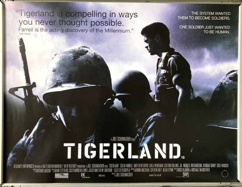Cinema Poster: TIGERLAND 2001 (Quad) Colin Farrell Matthew Davis Clifton Collins Jr. Cinema Poster: TIGERLAND 2001 (Quad) Colin Farrell Matthew Davis Clifton Collins Jr.