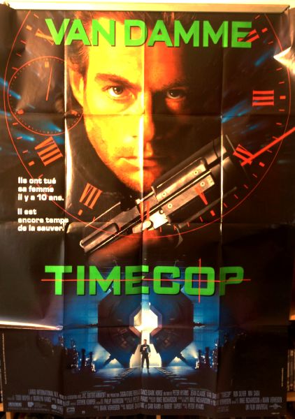 Cinema Poster: TIMECOP 1994 (French Grande) Jean-Claude Van Damme Mia Sara