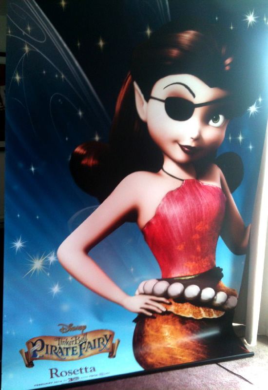 TINKER BELL AND THE PIRATE FAIRY: Rosetta/Megan Hilty Cinema Banner