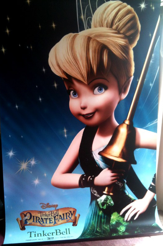 TINKER BELL AND THE PIRATE FAIRY: Tinker Bell/Mae Whitman Cinema Banner