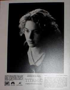 TITANIC: B/W Still (Kate Winslett) TITANIC: B/W Still (Kate Winslett)