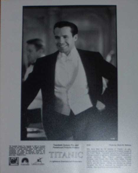 TITANIC: B/W Still (Billy Zane) TITANIC: B/W Still (Billy Zane)