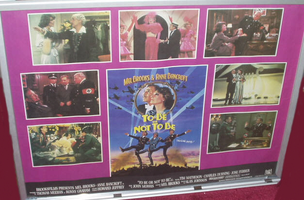 TO BE OR NOT TO BE: V2 UK Quad Film Poster TO BE OR NOT TO BE: V2 UK Quad Film Poster