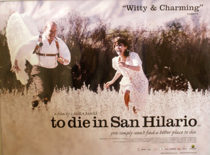 TO DIE IN SAN HILARIO: UK Quad Film Poster