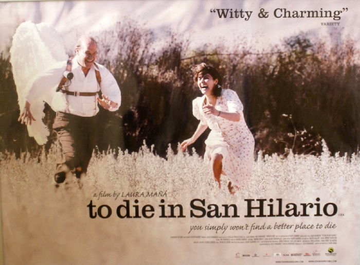 TO DIE IN SAN HILARIO: UK Quad Film Poster TO DIE IN SAN HILARIO: UK Quad Film Poster