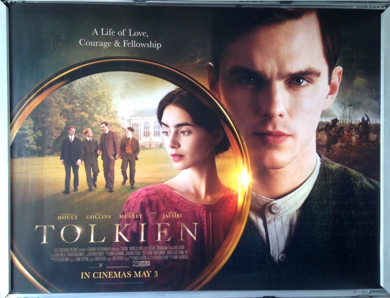 Cinema Poster: TOLKIEN 2019 (Quad) Nicholas Hoult Lily Collins Colm Meaney