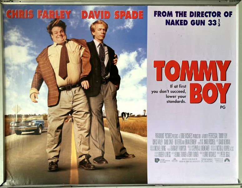 Cinema Poster: TOMMY BOY 1995 (Quad) David Spade Bo Derek Dan Aykroyd Cinema Poster: TOMMY BOY 1995 (Quad) David Spade Bo Derek Dan Aykroyd