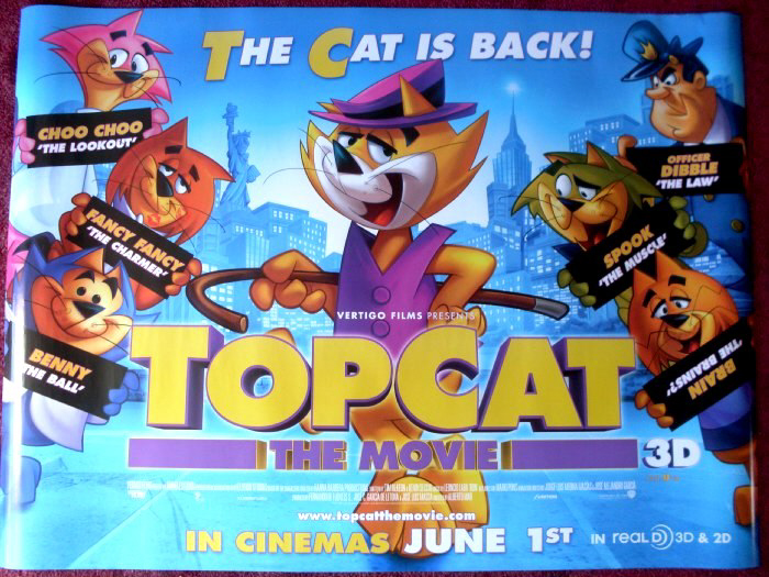 TOP CAT: UK Quad Film Poster TOP CAT: UK Quad Film Poster