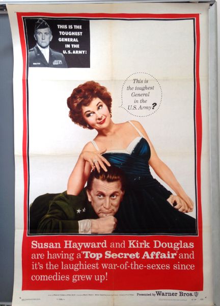 Cinema Poster: TOP SECRET AFFAIR 1957 (One Sheet) Susan Hayward Kirk Douglas
