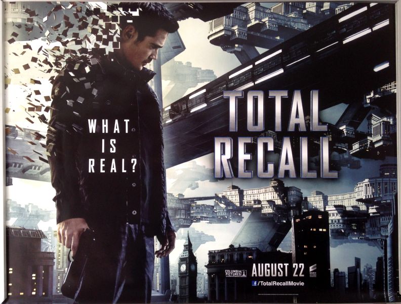 Cinema Poster: TOTAL RECALL 2012 (Advance Quad) Colin Farrell Kate Beckinsale