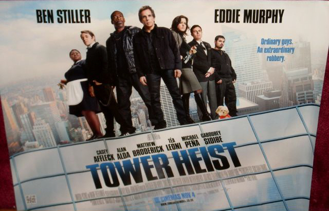 TOWER HEIST: UK Quad Film Poster TOWER HEIST: UK Quad Film Poster