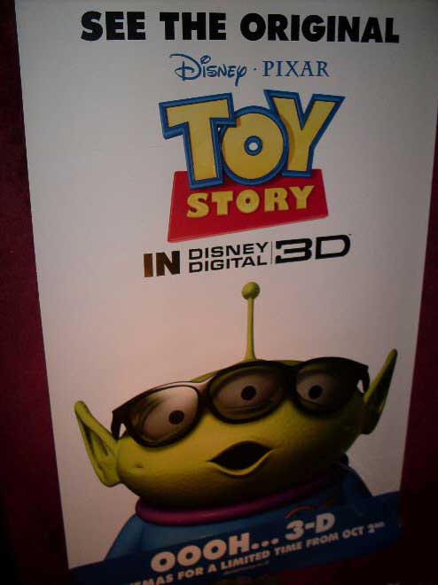 TOY STORY 3D: Alien Cinema Banner