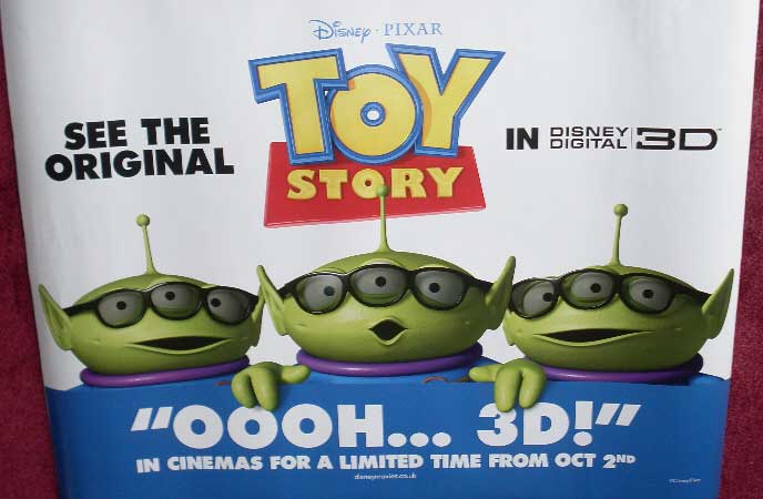 TOY STORY: 2009 3D Release UK Quad Film Poster