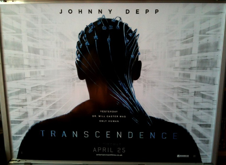TRANSCENDENCE: Advance UK Quad Film Poster