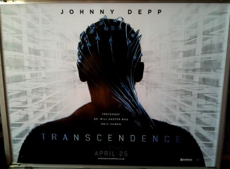 TRANSCENDENCE: Advance UK Quad Film Poster TRANSCENDENCE: Advance UK Quad Film Poster