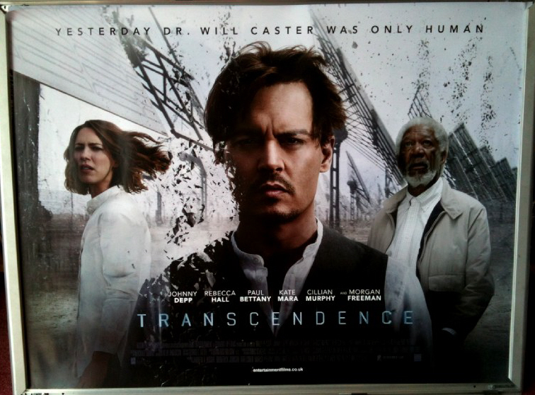TRANSCENDENCE: Main UK Quad Film Poster