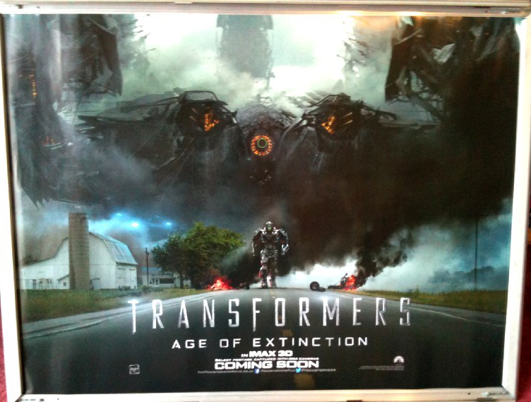 TRANSFORMERS AGE OF EXTINCTION: Road UK Quad Film Poster TRANSFORMERS AGE OF EXTINCTION: Road UK Quad Film Poster