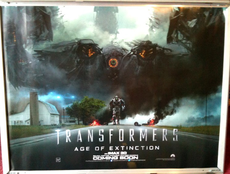 TRANSFORMERS AGE OF EXTINCTION: Road UK Quad Film Poster