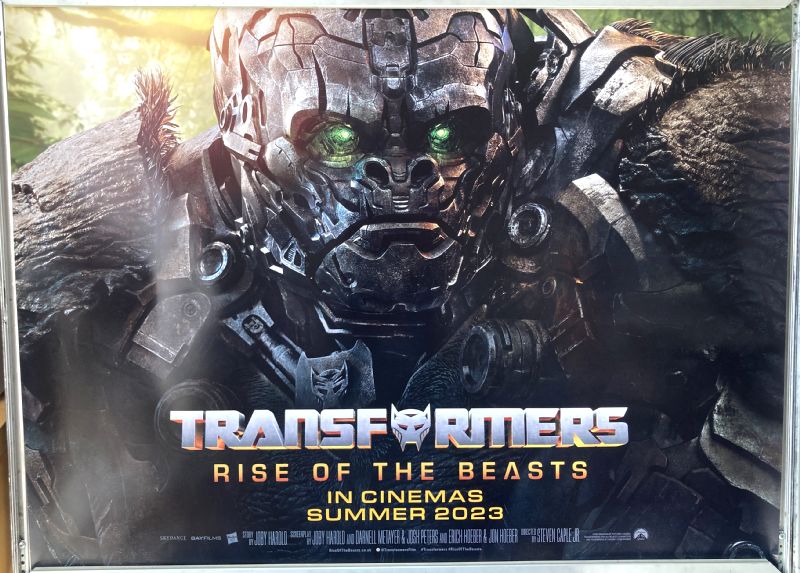 Cinema Poster: TRANSFORMERS RISE OF THE BEASTS 2023 (Advance Primal Quad) 