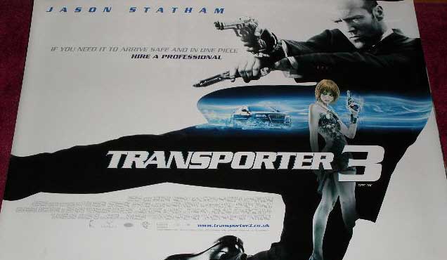 TRANSPORTER 3: Main UK Quad Film Poster TRANSPORTER 3: Main UK Quad Film Poster