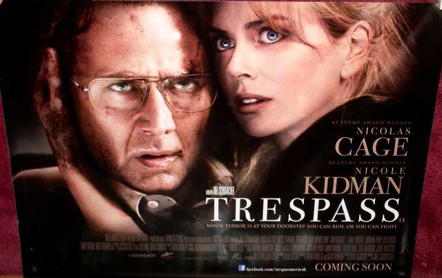 TRESPASS: UK Quad Film Poster TRESPASS: UK Quad Film Poster