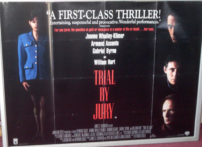 TRIAL BY JURY: UK Quad Film Poster