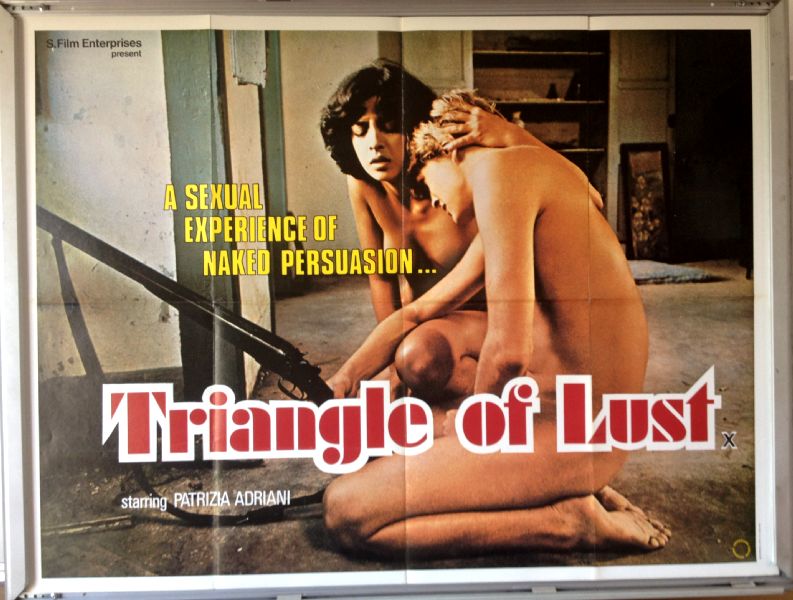Cinema Poster: TRIANGLE OF LUST 1980 (Quad) Patricia Adriani Brbara Rey