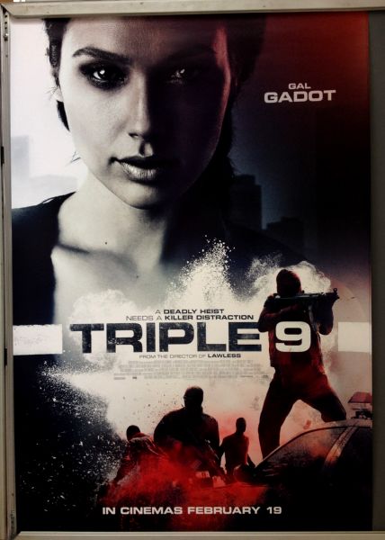 Cinema Poster: TRIPLE 9 2016 (Gal Gadot One Sheet) Norman Reedus Casey Affleck