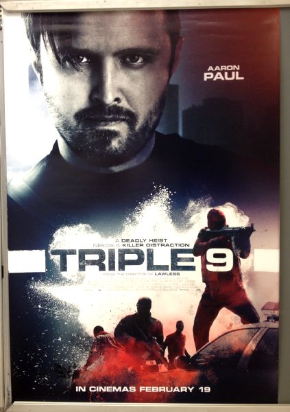Cinema Poster: TRIPLE 9 2016 (Aaron Paul One Sheet) Norman Reedus Casey Affleck Cinema Poster: TRIPLE 9 2016 (Aaron Paul One Sheet) Norman Reedus Casey Affleck