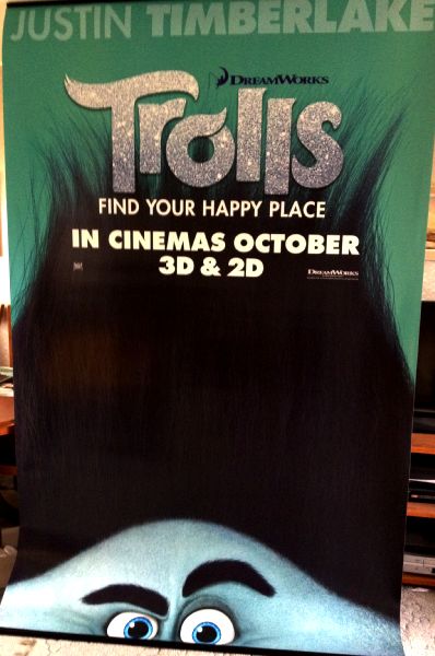 Cinema Banner: TROLLS 2016 (Branch) Justin Timberlake Anna Kendrick