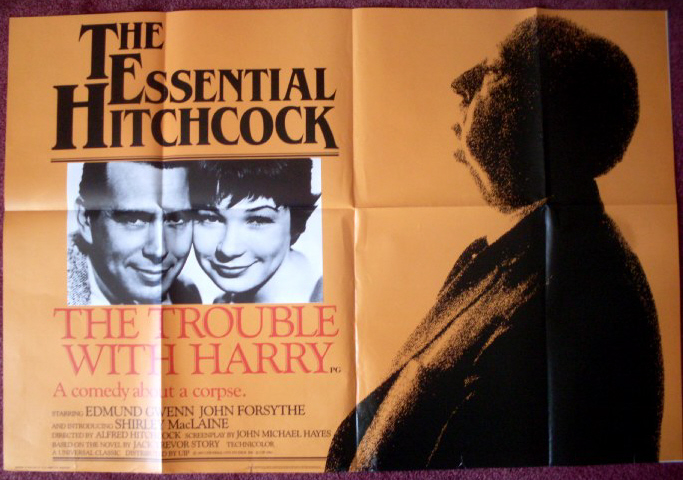 TROUBLE WITH HARRY, THE: 1986 Rerelease Quad Film Poster