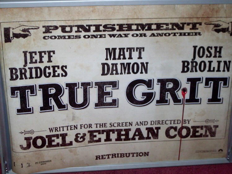 TRUE GRIT: Advance UK Quad Film Poster