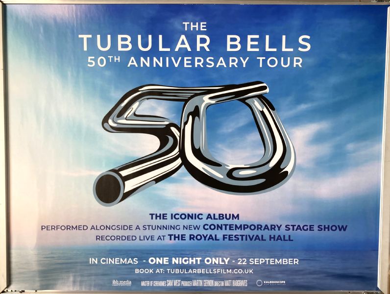 Cinema Poster: TUBULAR BELLS 2023 (Quad) 50th Anniversary Tour Mike Oldfield Cinema Poster: TUBULAR BELLS 2023 (Quad) 50th Anniversary Tour Mike Oldfield