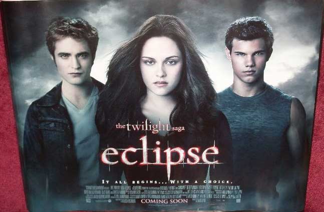 TWILIGHT SAGA ECLIPSE: Advance UK Quad Film Poster TWILIGHT SAGA ECLIPSE: Advance UK Quad Film Poster