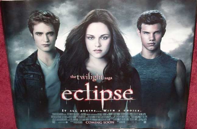 TWILIGHT SAGA ECLIPSE: Advance UK Quad Film Poster