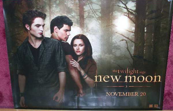 TWILIGHT SAGA NEW MOON: Advance UK Quad Film Poster TWILIGHT SAGA NEW MOON: Advance UK Quad Film Poster