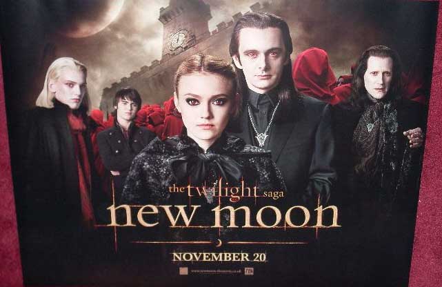 TWILIGHT SAGA NEW MOON: Vampire Group UK Quad Film Poster TWILIGHT SAGA NEW MOON: Vampire Group UK Quad Film Poster