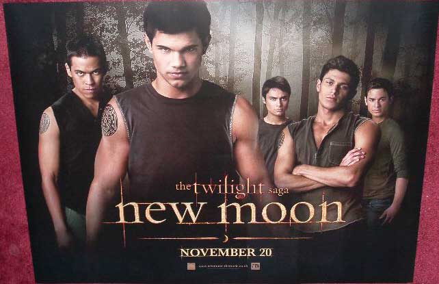 TWILIGHT SAGA NEW MOON: Werewolf Group UK Quad Film Poster TWILIGHT SAGA NEW MOON: Werewolf Group UK Quad Film Poster