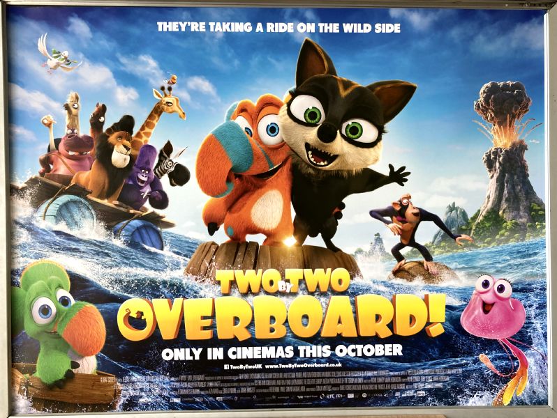 Cinema Poster: TWO BY TWO OVERBOARD 2020 (Quad) Max Carolan