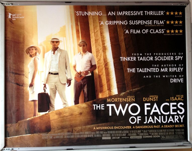 Cinema Poster: TWO FACES OF JANUARY 2014 (Quad) Viggo Mortensen Kirsten Dunst Cinema Poster: TWO FACES OF JANUARY 2014 (Quad) Viggo Mortensen Kirsten Dunst