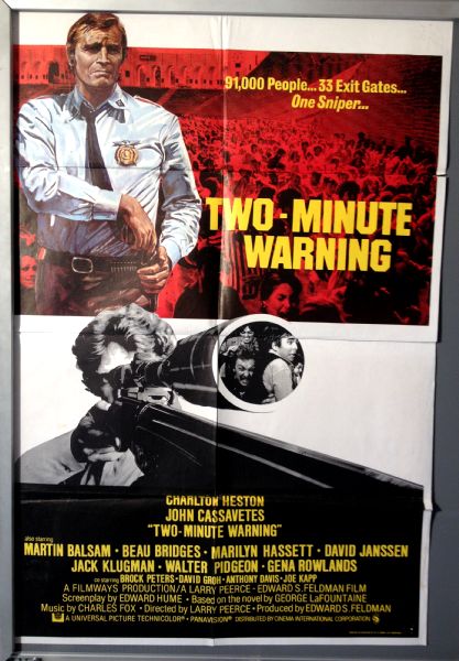 Cinema Poster: TWO-MINUTE WARNING 1976 (One Sheet)