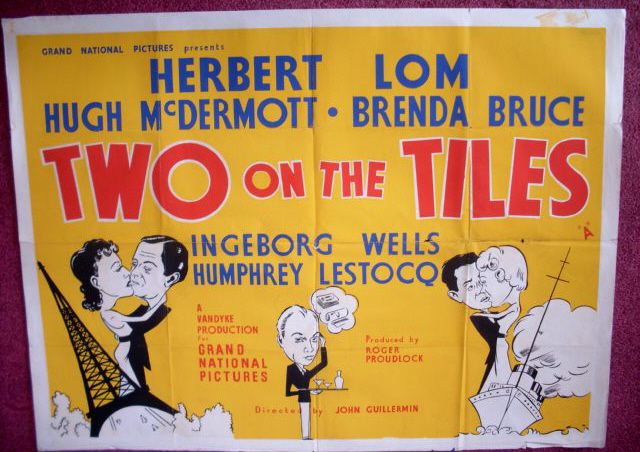 TWO ON THE TILES: UK Quad Film Poster