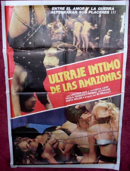 ULTRAJE INTIMO DE LAS AMAZONAS: Argentinian Film Poster 