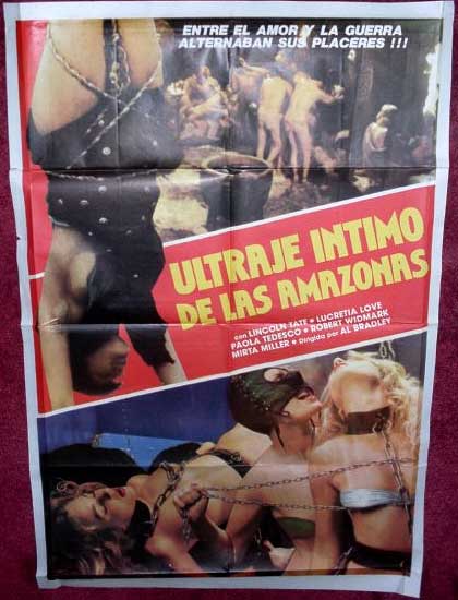 ULTRAJE INTIMO DE LAS AMAZONAS: Argentinian Film Poster ULTRAJE INTIMO DE LAS AMAZONAS: Argentinian Film Poster