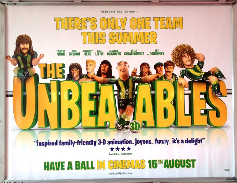Cinema Poster: UNBEATABLES, THE aka Metegol 2014 (Quad) Rupert Grint