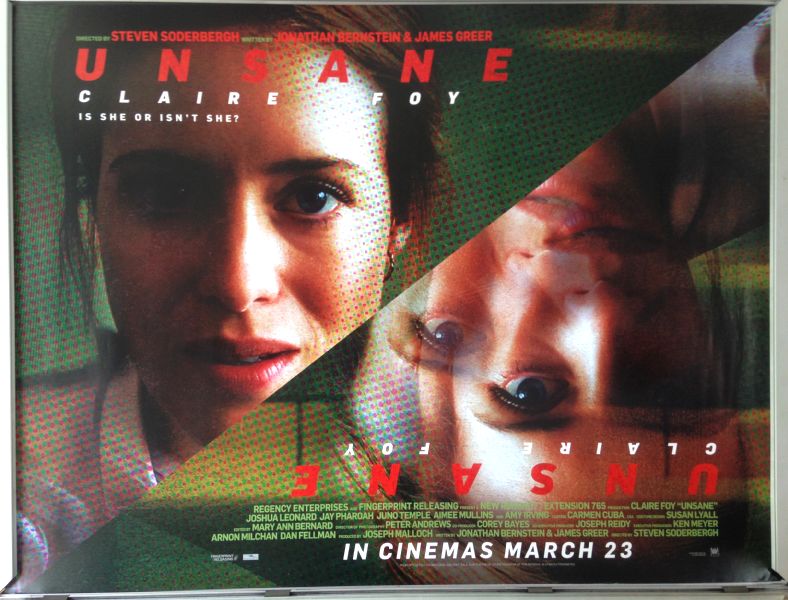 Cinema Poster: UNSANE 2011 (Main Quad) Claire Foy Joshua Leonard Jay Pharoah Cinema Poster: UNSANE 2011 (Main Quad) Claire Foy Joshua Leonard Jay Pharoah