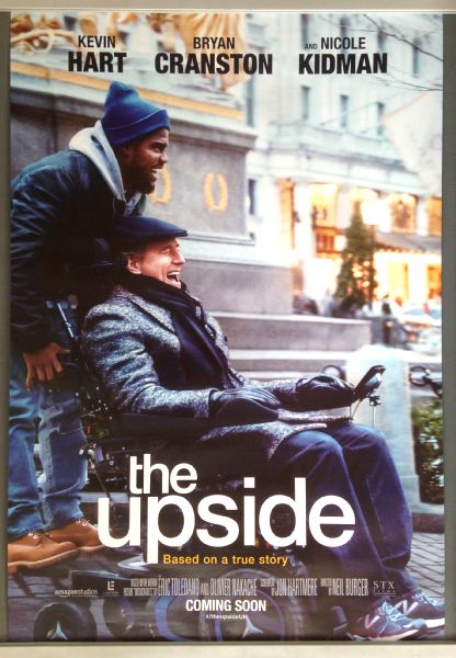Cinema Poster: UPSIDE, THE 2019 (One Sheet) Kevin Hart Bryan Cranston Nicole Kidman