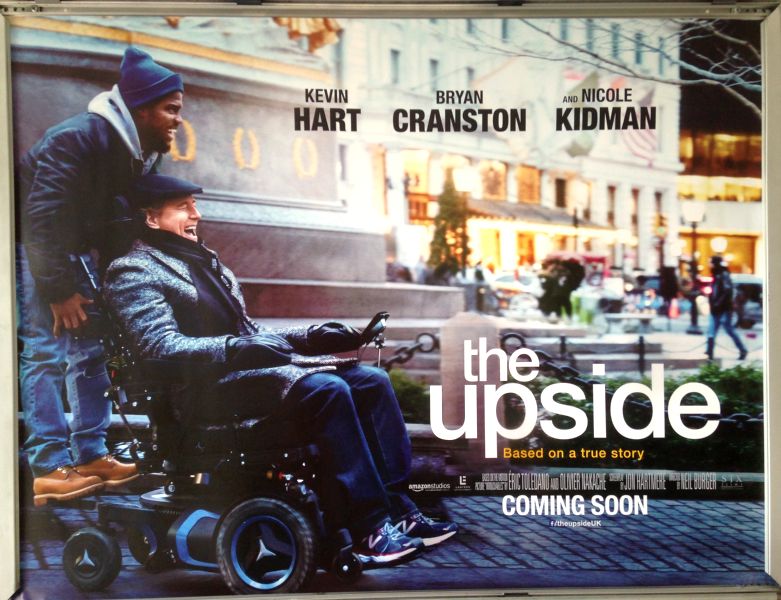 Cinema Poster: UPSIDE, THE 2019 (Quad) Kevin Hart Bryan Cranston Nicole Kidman Cinema Poster: UPSIDE, THE 2019 (Quad) Kevin Hart Bryan Cranston Nicole Kidman