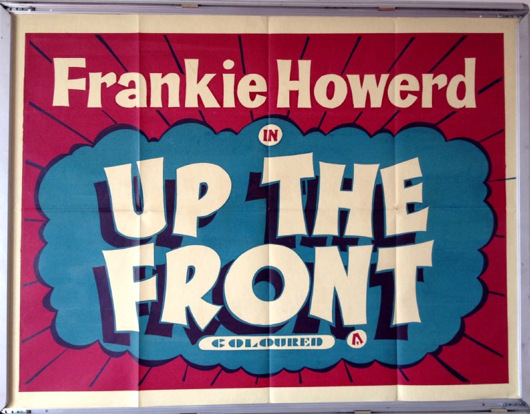 Cinema Poster: UP THE FRONT 1972 (Title Quad) Frankie Howerd Bill Fraser