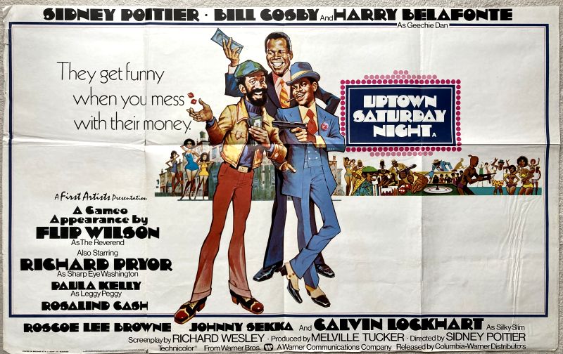 Cinema Poster: UPTOWN SATURDAY NIGHT 1974 (Quad) Sidney Poitier Harry Belafonte